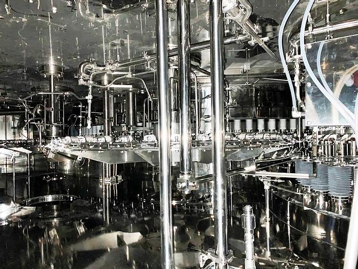 Unused Filler, Bottle, Rotary, 120-Valve, Mitsubishi, Aseptic #C743900