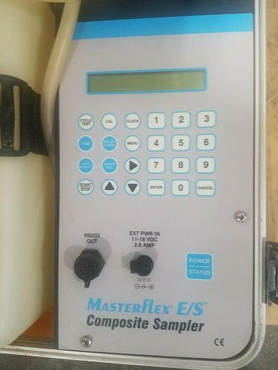 Used MasterFlex E/S Composite Sampler 600 RPM with NEW BATTERY Tested!!
