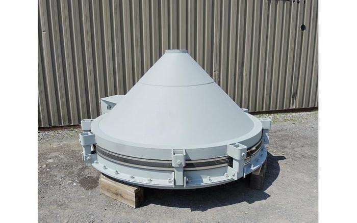 Used USED VIBRATING CONE/BIN ACTIVATOR, 8' DIAMETER, CARBON STEEL