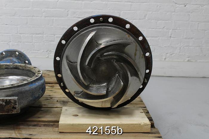 Used Goulds 3196 4x6x13 Pump, Stainless Steel Casing #42155