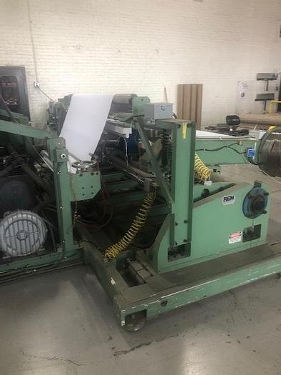 Used 72" WIDE REM CENTER SURFACE DUPLEX SLITTER REWINDER
