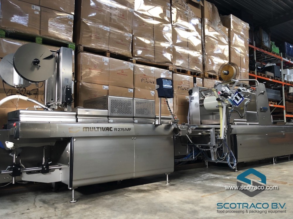 Used Multivac R275mf skin-pack thermoformer