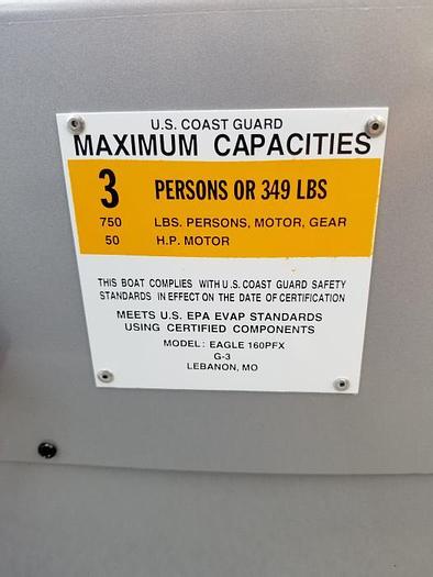 Used Used 2017 G3 Eagle 160PFX