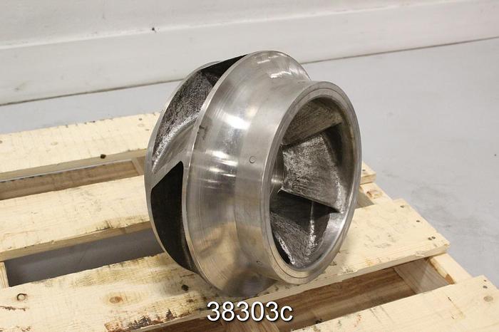 Used Sulzer Bingham CF 10x10x12-1/2 Impeller, 5 Vane, 12.5" #38303