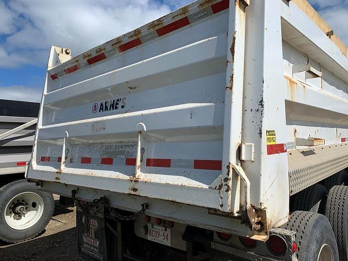 Used 2014 Arne's Tridem End Dump Gravel Trailer