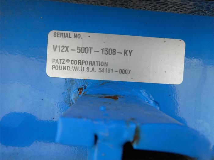 Used PATZ 500XH Vertical TMR Mixer