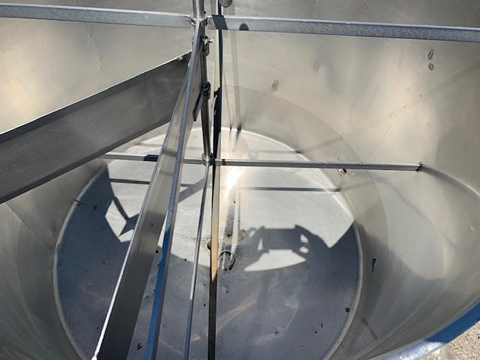 Used 200 Gallon Vertical Stainless Steel Tank