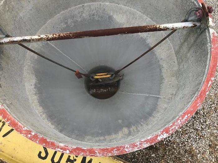 Used Aluminum 1.5 Yard Concrete Pouring Bucket