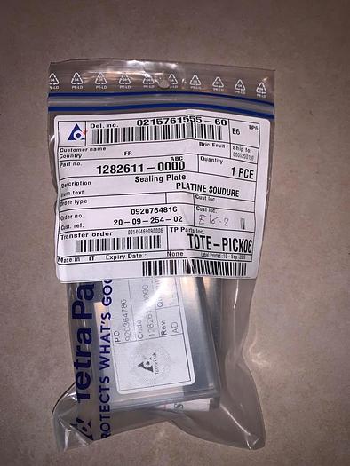 Tetra Pak Spare Parts SEALING PLATE Part No. 1282611-0000