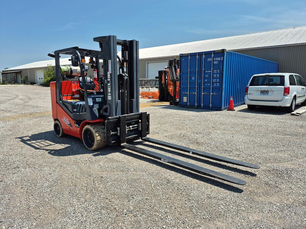 Used 2022 HELI CPYD50C - 10,000 lb. Propane Forklift