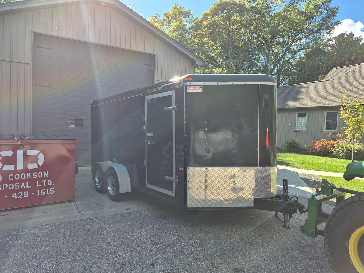 Used HAULIN 7' X 14' Enclosed Trailer