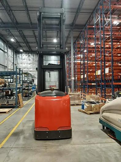 Used 2010 Raymond 970-CSR30T Electric Man Up Swing Reach Turret Forklift