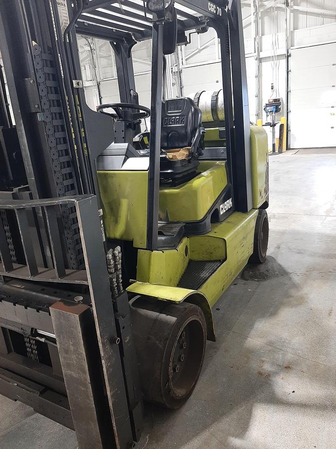 Used 2020 CLARK CGC70 – 15500 lb. Cushion Tire Forklift