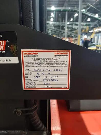 Used 2005 Raymond EASI OPC30TT Order Picker with Wire Guidance