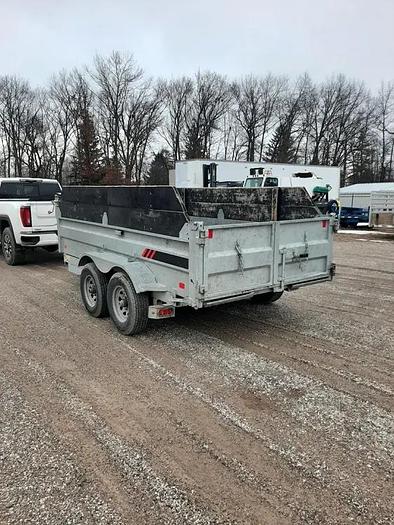 Used 2020 K-Trail 6’x12’ Galvanized Dump Trailer