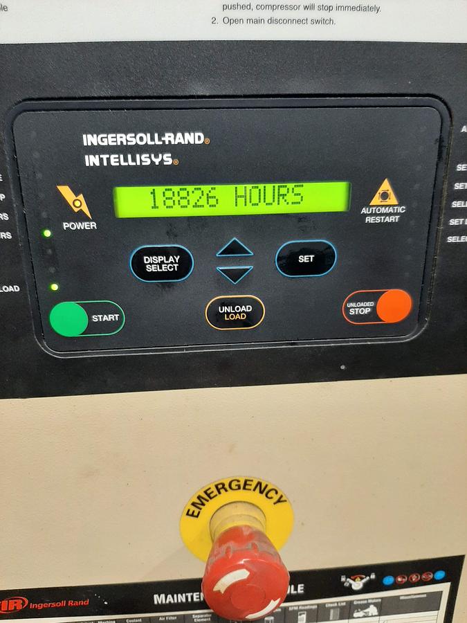 Used INGERSOLL RAND – SSR-EP100, 100HP Compressors