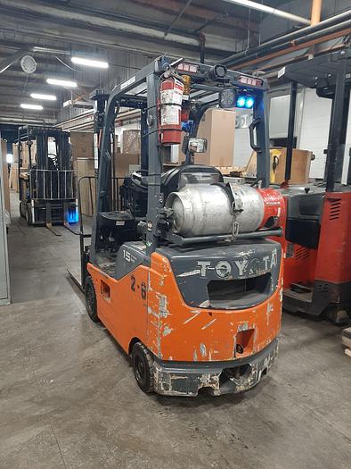 Used 2018 TOYOTA 8FGCU15 – 3000 lb. Forklift