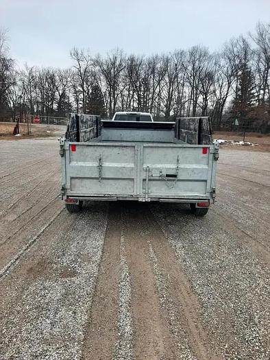 Used 2020 K-Trail 6’x12’ Galvanized Dump Trailer