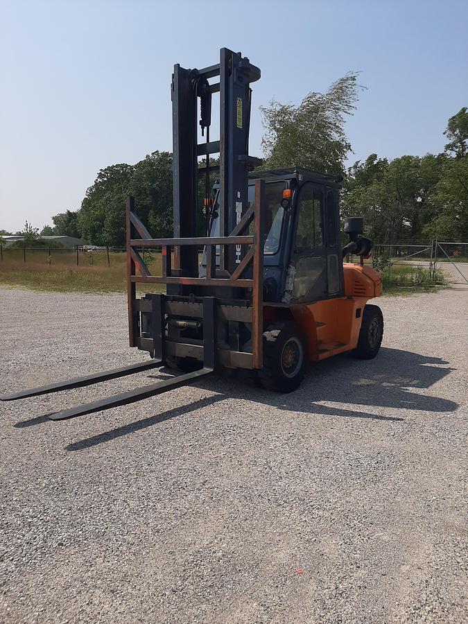 Used 2017 Heli CPCD70 – 15500 lb. Pneumatic Forklift