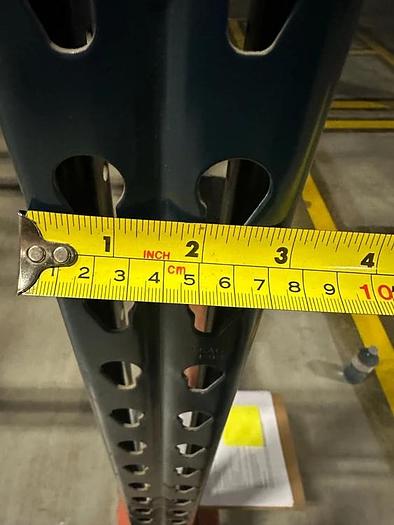 Used MECALUX Teardrop Pallet Racking - Like New!