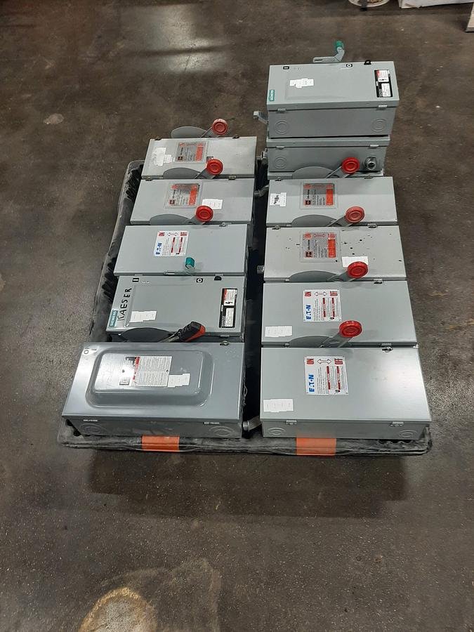 Used 600V Electrical Disconnects & Switches