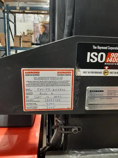 Used 2007 Raymond 540 OPC30TT Order Picker with Wire Guidance