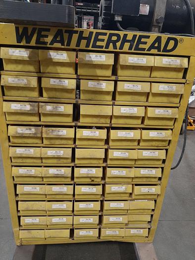 Used Weatherhead  T-400 Hose Crimper, Fittings and Hose Package