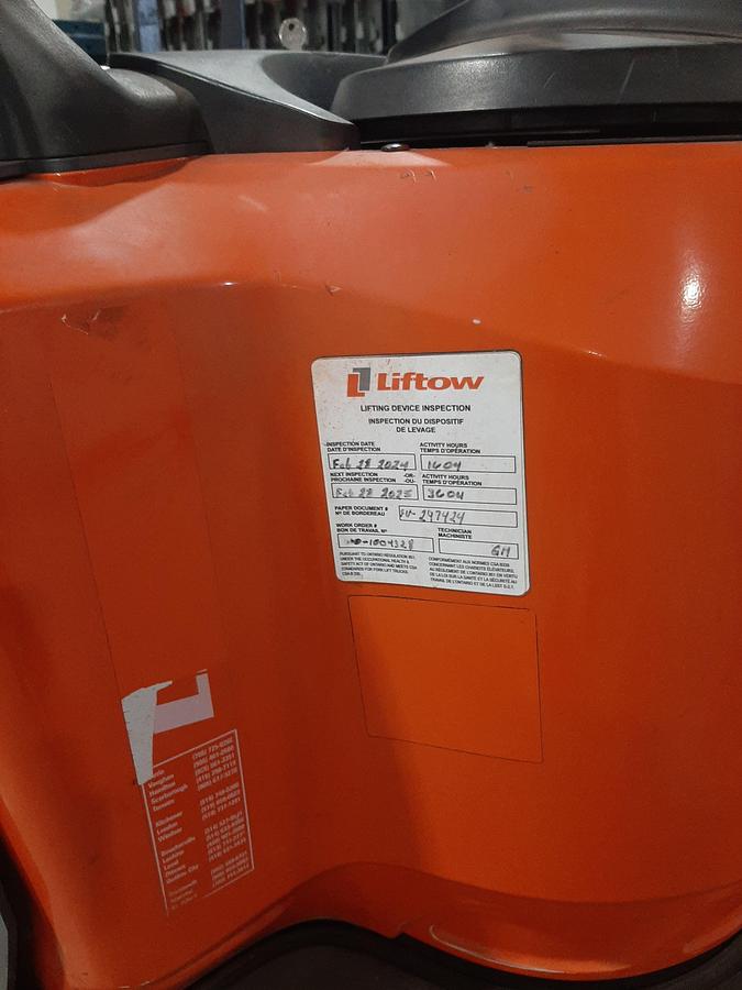 Used TOYOTA 8HBE30 Electric end-rider Pallet Jack