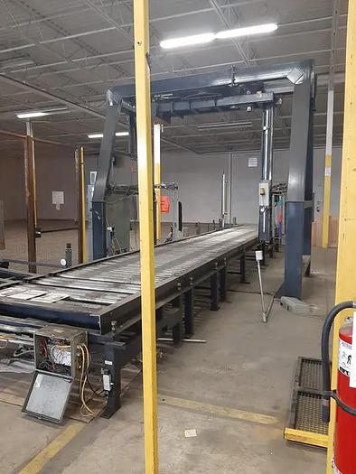Used Orion MA33 Fully Automatic Rotary Arm Pallet Wrapper