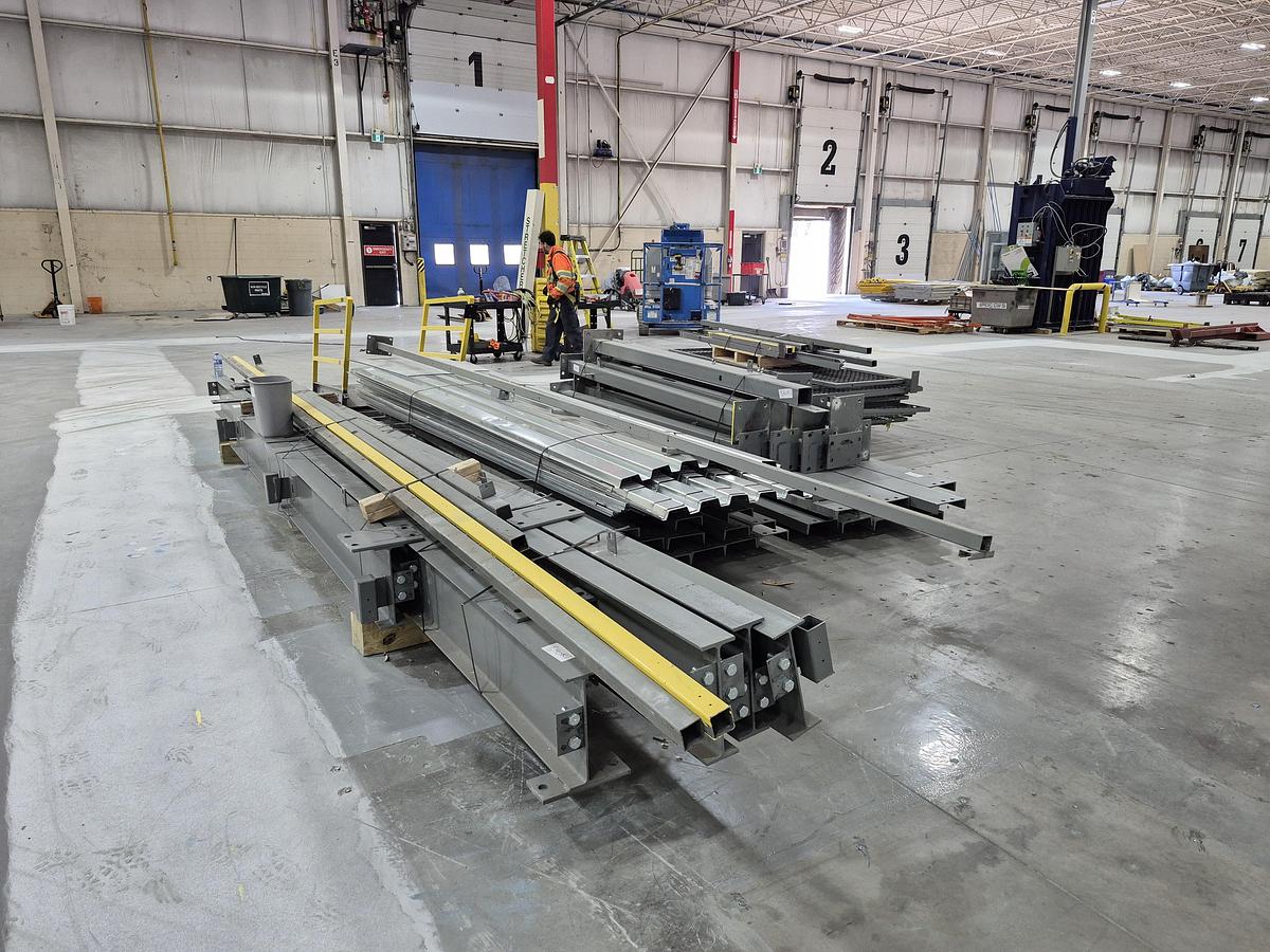 Used 2 x Structural Steel Mezzanines