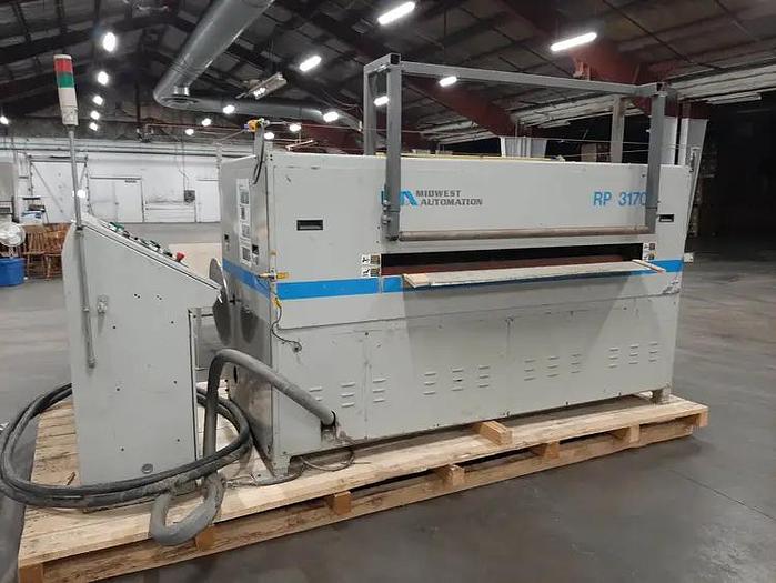Used 2005 Midwest Automation 65” Heated Roller Press
