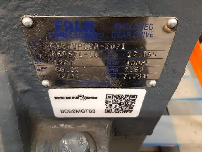 Falk V-Class M127VPC2A-2071 Gear Reducer – Brand new!