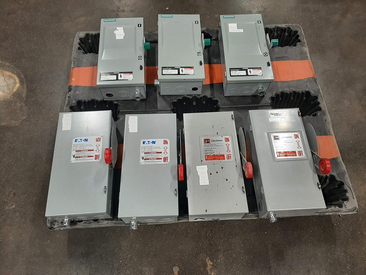Used 600V Electrical Disconnects & Switches