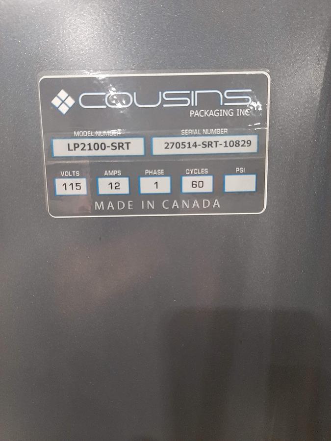 Used 2014 COUSINS LP2100-SRT Pallet Wrapper