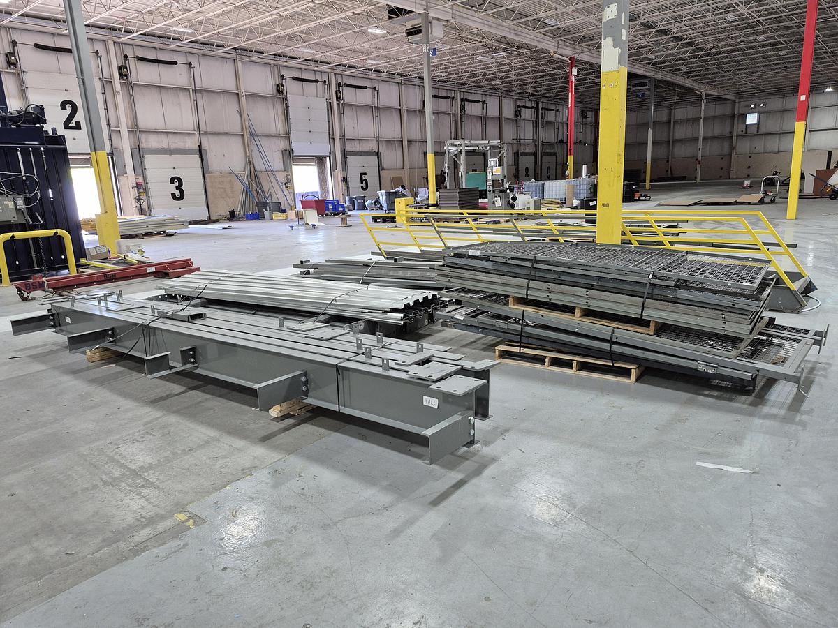 Used 2 x Structural Steel Mezzanines