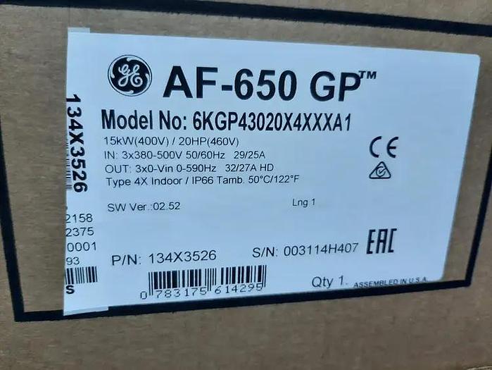 GE Variable Frequency Drive - 6KGP43020X4XXXA1