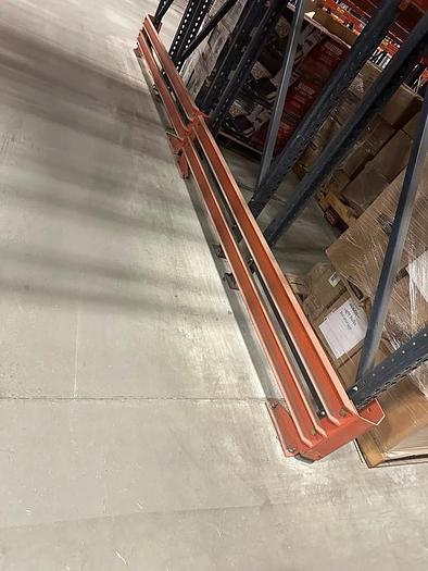 Used MECALUX Teardrop Pallet Racking - Like New!