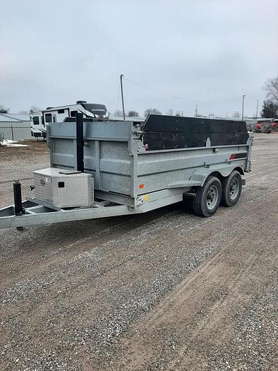 Used 2020 K-Trail 6’x12’ Galvanized Dump Trailer