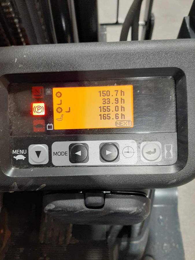 Used TOYOTA 8FBE20U 3 Wheel Electric Forklift – As New!