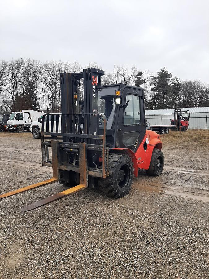 Used 2021 TOVEL FD35T – 4WD Rough Terrain 7700 lb. Forklift