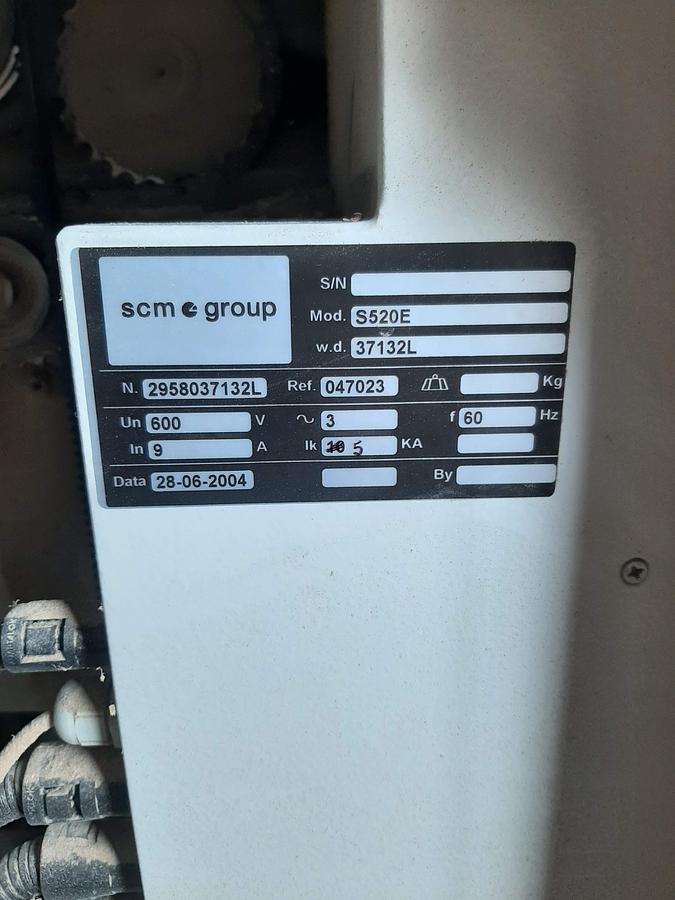 Used 2004 SCM  S520E Thickness Planer