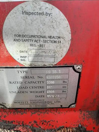 Used 2011 Moffett M8 55.3 Forklift