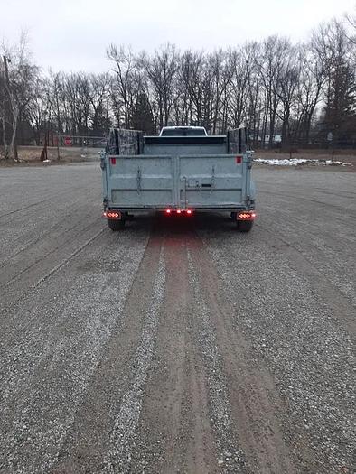 Used 2020 K-Trail 6’x12’ Galvanized Dump Trailer