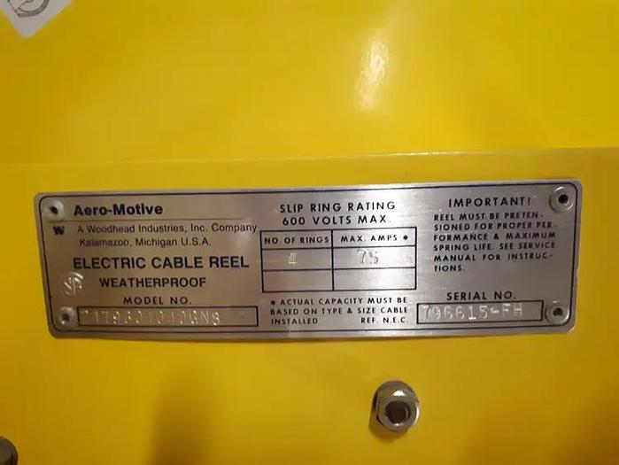 Aero-Motive Electric Cable Reel - Model 2479604040GN8