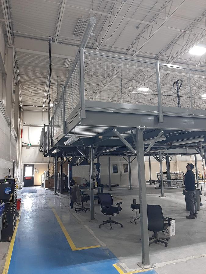 Used COGAN Structural Steel Mezzanines