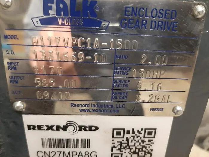 Falk V-Class M117VPC1A-1500 Gear Reducer – Brand new!