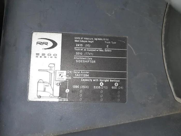 Used 2006 Crown RR5210-35 Reach Truck