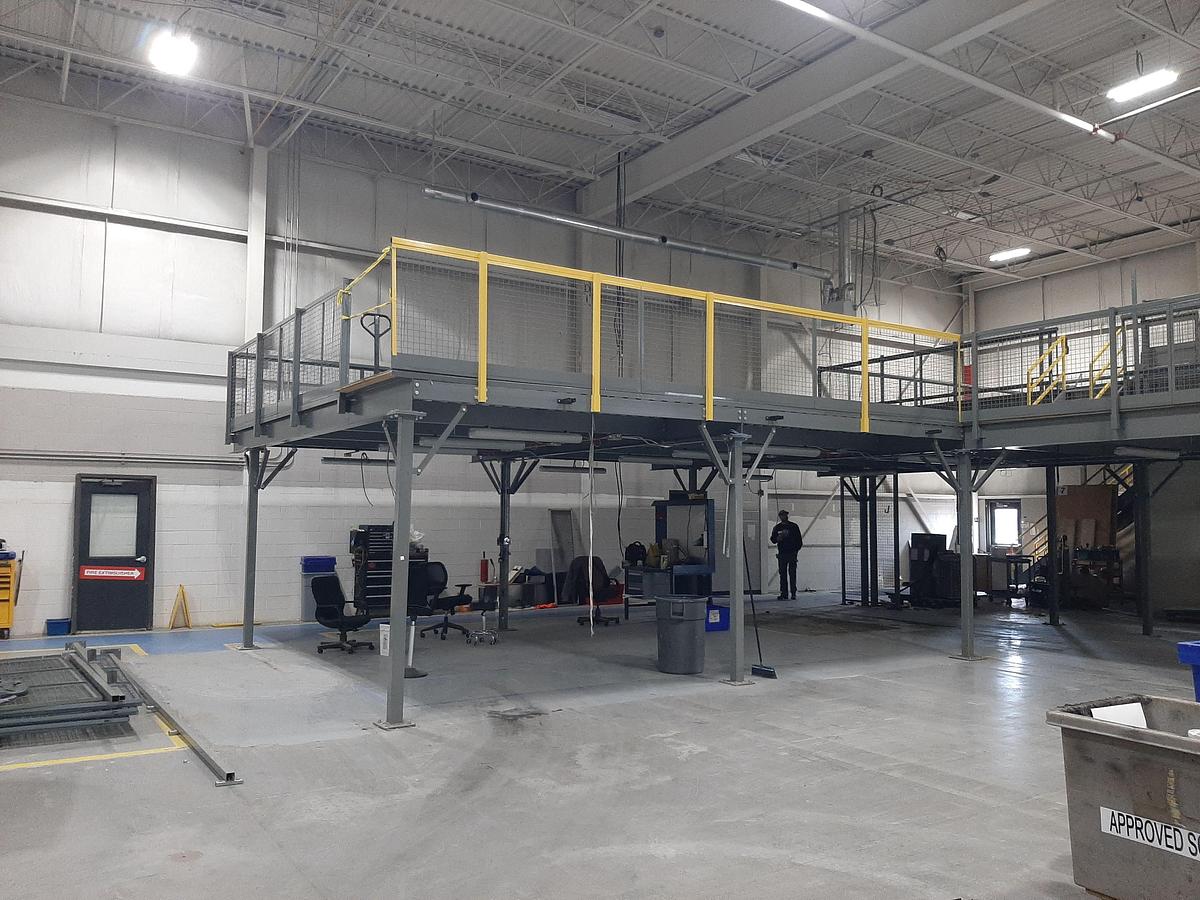 Used COGAN Structural Steel Mezzanines