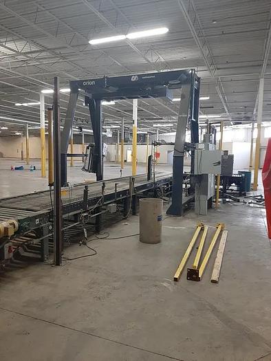 Used Orion MA33 Fully Automatic Rotary Arm Pallet Wrapper
