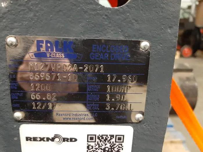 Falk V-Class M127VPC2A-2071 Gear Reducer – Brand new!